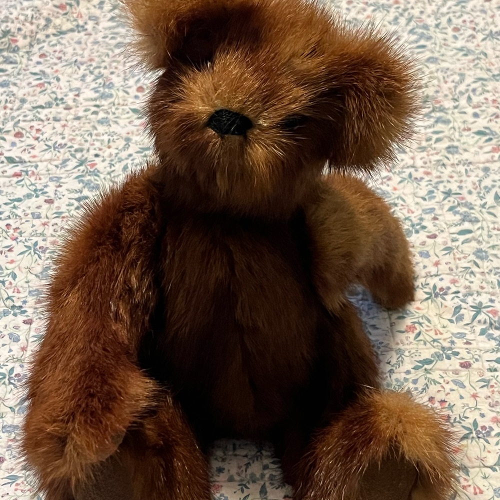 Adorable teddy bear moving arms and legs Fluffy fur Brown Bear - Picture 8 of 10